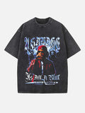 21 Savage Print Round Neck T-shirt