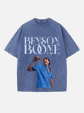 Benson Boone Print Round Neck T-shirt