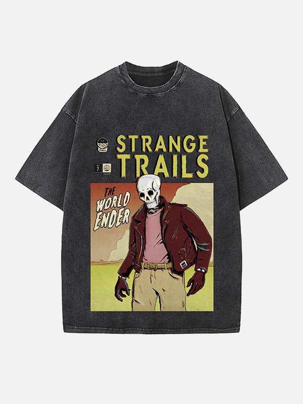 Lord Huron Print Round Neck T-shirt