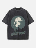 Peso Pluma Print Round Neck T-shirt