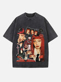 BLACKPINK Jennie Print Round Neck T-shirt