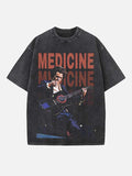 Harry Styles Print Round Neck T-shirt