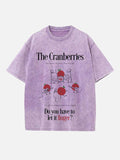 The Cranberries Print Round Neck T-shirt