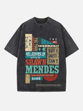 Shawn Mendes Print Round Neck T-shirt
