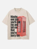Harry Styles Print Round Neck T-shirt