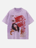 Beabadoobee Print Round Neck T-shirt