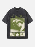 Clairo Print Round Neck T-shirt