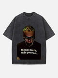 J Balvin Print Round Neck T-shirt