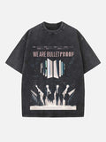 BTS Print Round Neck T-shirt