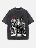 Michael Jackson Print Round Neck T-shirt
