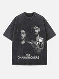 The Chainsmokers Print Round Neck T-shirt