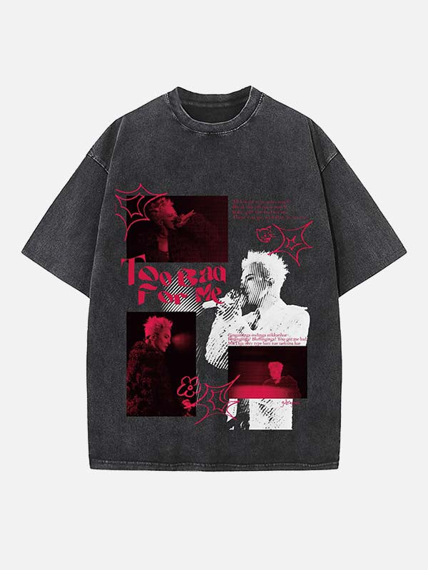 BIGBANG Print Round Neck T-shirt