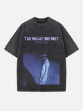 Lord Huron Print Round Neck T-shirt
