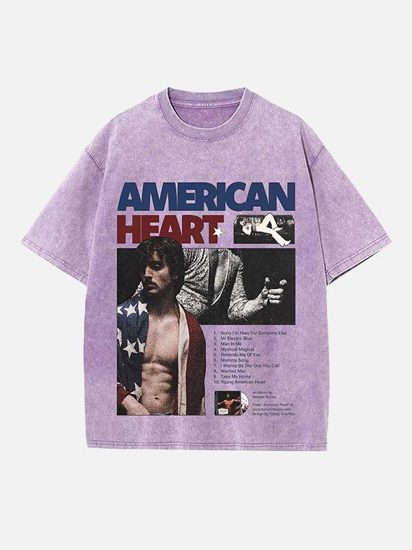 Benson Boone Print Round Neck T-shirt