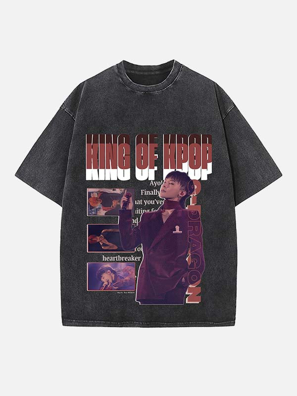 BIGBANG Print Round Neck T-shirt