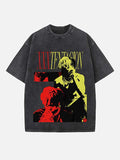 XXXTENTACION Print Round Neck T-shirt