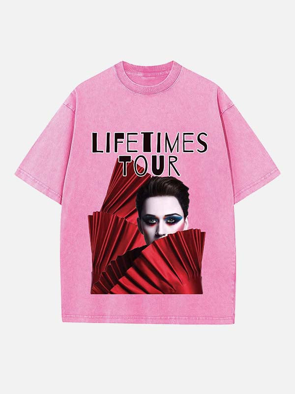 Katy Perry Print Round Neck T-shirt