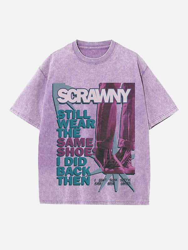 Wallows Print Round Neck T-shirt