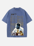 2Pac Print Round Neck T-shirt