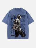 Ed Sheeran Print Round Neck T-shirt
