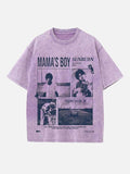 Dominic Fike Print Round Neck T-shirt