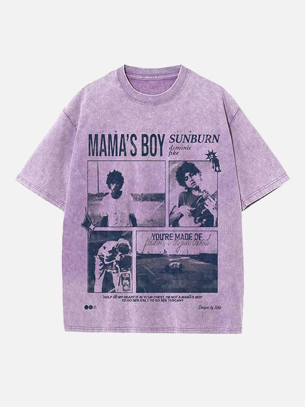 Dominic Fike Print Round Neck T-shirt