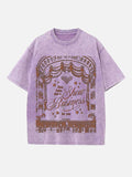 Taylor Swift Print Round Neck T-shirt