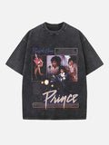 Prince Print Round Neck T-shirt
