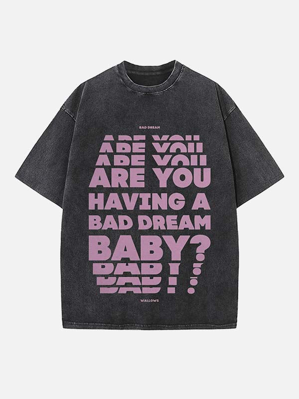 Wallows Print Round Neck T-shirt
