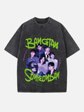 BTS Print Round Neck T-shirt