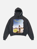 Sabrina Carpenter Print Slant Pockets Hoodie