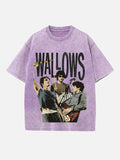 Wallows Print Round Neck T-shirt
