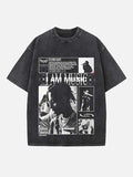 Playboi Carti Print Round Neck T-shirt