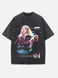 BLACKPINK Rosé Print Round Neck T-shirt