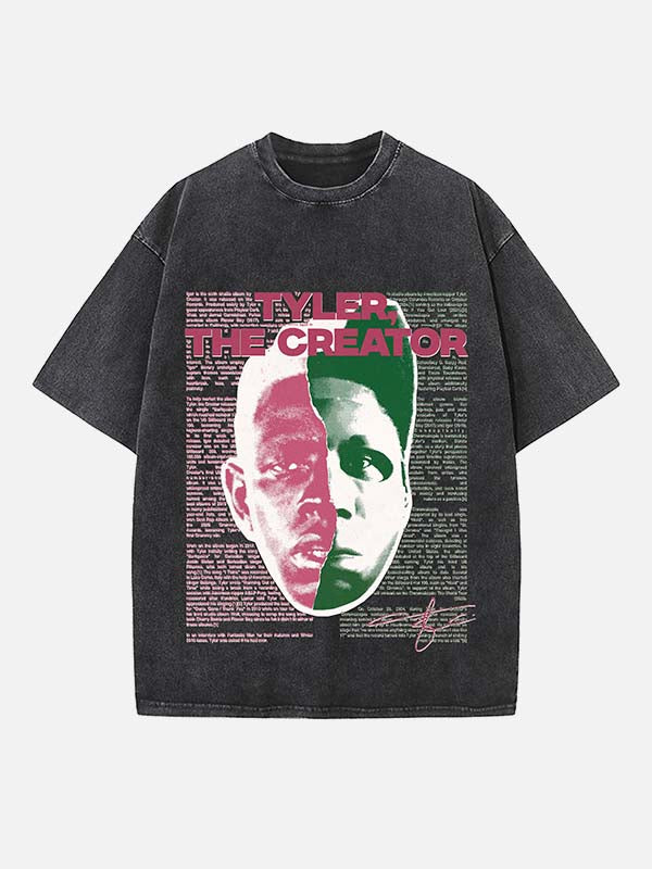 Tyler, The Creator Print Round Neck T-shirt