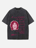 Sombr Print Round Neck T-shirt