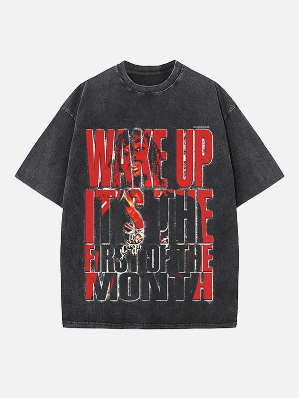 Playboi Carti Print Round Neck T-shirt