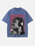 A$AP Rocky Print Round Neck T-shirt