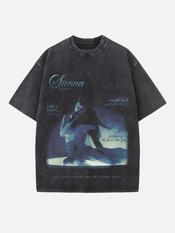 The Marías Print Round Neck T-shirt
