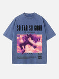 The Chainsmokers Print Round Neck T-shirt