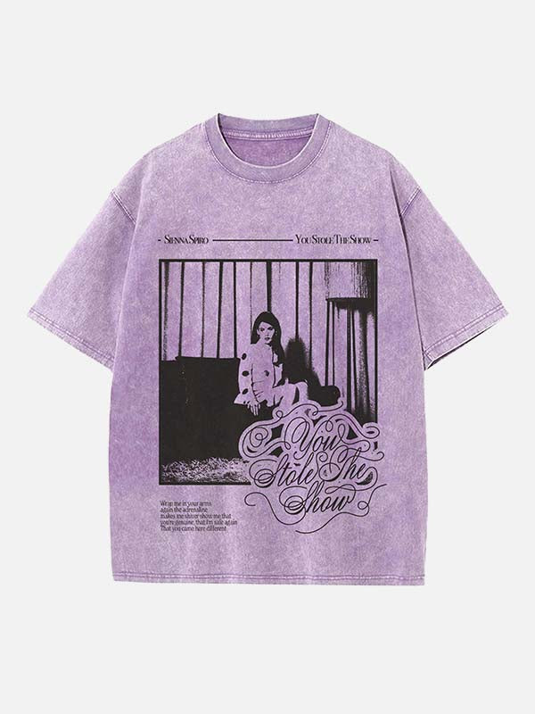 Sienna Spiro Print Round Neck T-shirt