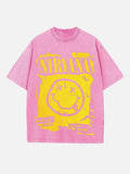 NIRVANA Print Round Neck T-shirt