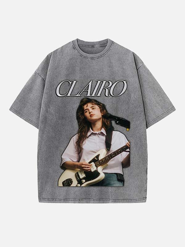 Clairo Print Round Neck T-shirt