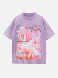 Karol G Print Round Neck T-shirt