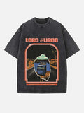 Lord Huron Print Round Neck T-shirt