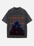 The Weeknd Print Round Neck T-shirt