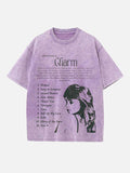 Clairo Print Round Neck T-shirt