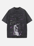 XXXTENTACION Print Round Neck T-shirt