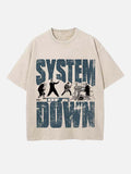 System of a Down Print Round Neck T-shirt