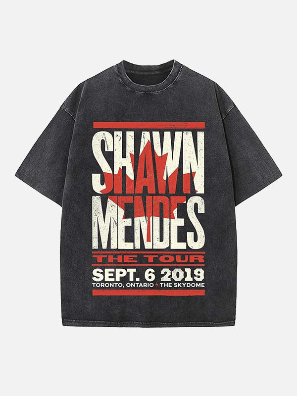 Shawn Mendes Print Round Neck T-shirt